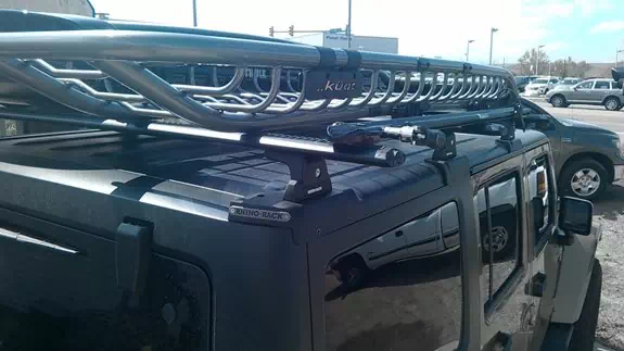 Jeep Wrangler JK Hardtop 2DR Base Roof Rack Systems installation